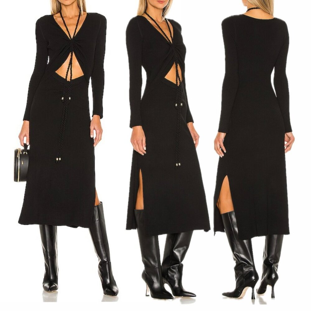 NICHOLAS - Luisa Long Sleeve Dress - Black